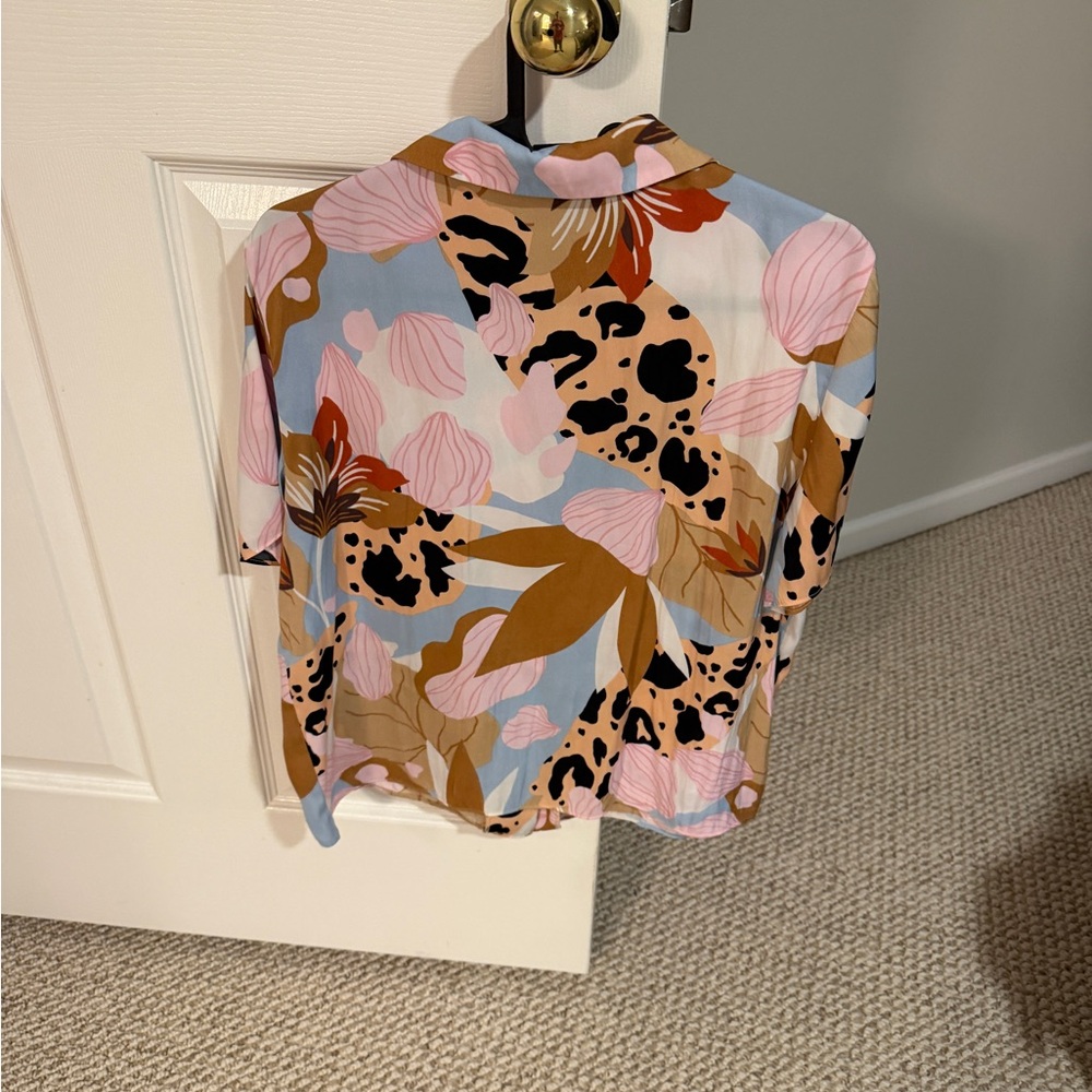 Rachel Zoe Multicolor Abstract Blouse - Picture 4 of 4